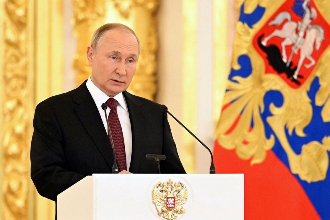 Poutine promet une Russie "souveraine et autosuffisante" pour sa réélection